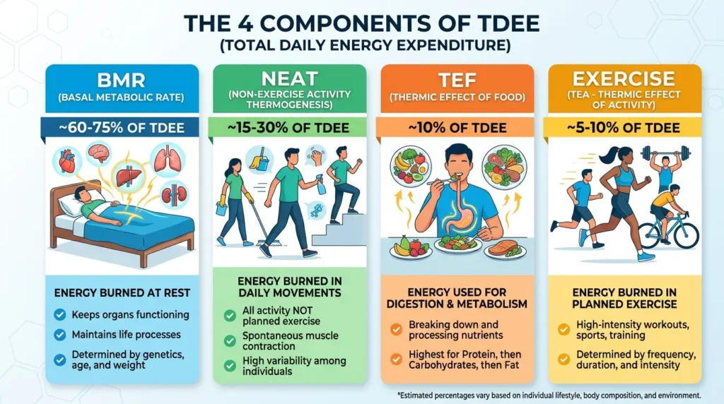 4 Components of TDEE