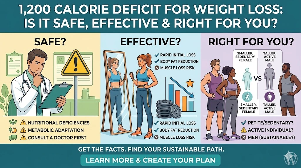 1,200 Calorie Deficit for Weight Loss