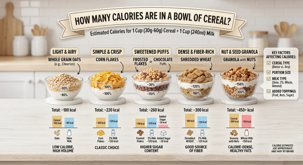 How Many Calories Are in a Bowl of Cereal